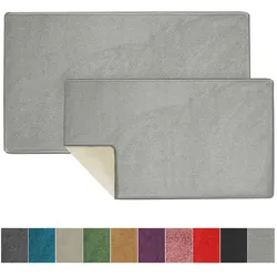 floordirekt Badematte Carousel   Silber