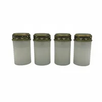 Relaxdays LED Grablicht 4 St. weiß