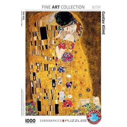 EUROGRAPHICS Puzzle »Der Kuss von Gustav Klimt 1000 Teile«, Puzzleteile