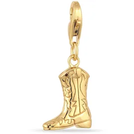 KUZZOI Charm Cowboy Stiefel Gold
