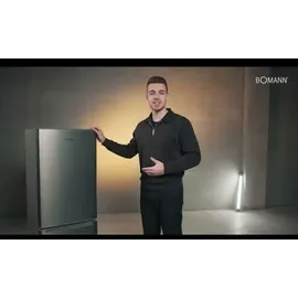 Bomann KG 7359 Kühl-Gefrierkombination (173 l, 1430 mm hoch, Weiß)