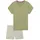 SCHIESSER Shorty Pyjama-Shirt Grün L