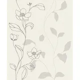 Rasch Textil Vliestapete Selection Blumen beige 10,05 x 0,53 m