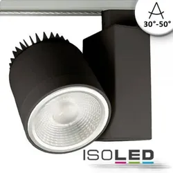 3-PH Schienen-Strahler schwarz 35W fokussierbar 30° bis 50° warmweiß 4200lm EEK E [A-G]