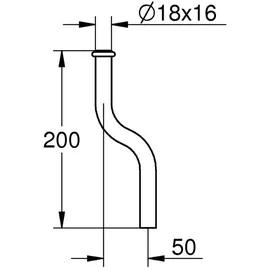 Grohe Urinal-Spülrohr (37040000)
