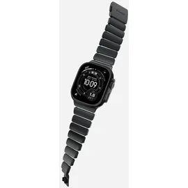 Nomad Stratos Band Titanium Black 49mm Icy Blue Glow