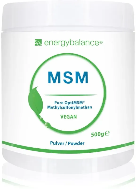 EnergyBalance MSM OptiMSM Nahrungsergänzungsmittel mit Schwefel 500 g