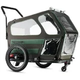 TAXXI Dog L dark grey/dark green