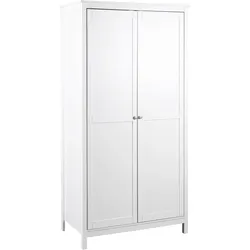 Inter Link Chilly Home Kleiderschrank Massivholz Kiefer weiß