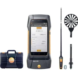 TESTO 400 Strömungs-Set mit Hitzdrahtsonde Umweltmesstechnik-Set Druck, Temperatur -40, 0 - 150, 200°C, hPa
