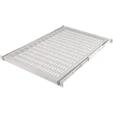 Logilink SF1S85G 19 Zoll 1 HE Ausziehbar Geeignet für Schranktiefe: 1000mm Grau