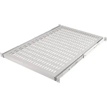Logilink SF1S85G 19 Zoll 1 HE Ausziehbar Geeignet für Schranktiefe: 1000mm Grau