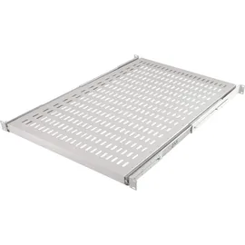 Logilink SF1S85G 19 Zoll 1 HE Ausziehbar Geeignet für Schranktiefe: 1000mm Grau