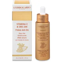 L'Erbolario Vitamin C & 24K Gold Anti-Aging Serum 30 ml