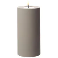 283 LED Stumpenkerze MIA 20 cm 10 cm sand