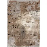 Novel Webteppich Balearia Ibiza, Braun, Grau, Beige, Textil, Graphik, rechteckig, 160x230 cm, Textiles Vertrauen - Oeko-Tex®, für Fußbodenheizung geeignet, Teppiche & Böden, Teppiche, Moderne Teppiche