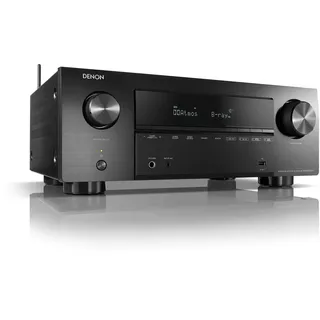 Denon AVR-X2700HDAB 7.2-Kanal AV-Receiver, HiFi Verstärker, Alexa kompatibel, 6 HDMI Eingänge und 2 Ausgänge, 8K-Video, Bluetooth, WLAN, Musikstreaming, Dolby Atmos, AirPlay 2, HEOS Multiroom