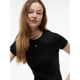 Tommy Hilfiger Dw0dw17383 Kurzarm-T-Shirt Black XS