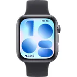 HUAWEI WATCH FIT 5 schwarzes Gehäuse aus einer Aluminiumlegierung + schwarzes Fluorelastomer-Armband