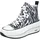 Rieker Plateausneaker Damen Weite Normal Weiß/Schwarz 41