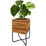 Proregal Pflanzkasten 33 x 60 x 33 cm Braun