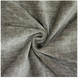 Stofferia Stoff Polsterstoff Chenille Havana Steel, Breite 140 cm, Meterware grau