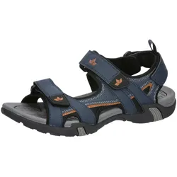 Sandale LICO "Sandale Detroit V", Gr. 43, blau, Synthetik, Schuhe