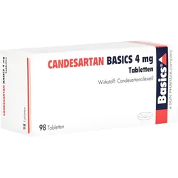 Candesartan Basics 4 mg Tabletten 98 St