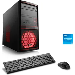 CSL PC "Speed V25125", rot, 16 GB RAM 1000 GB SSD, Computer