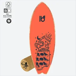 Balance Board Dreams – Surf Trainer mit Korkrolle SCHWARZ No Size