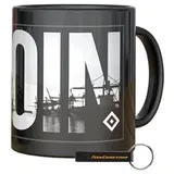 Hamburger SV HSV Tasse Bosse 300ml Keramik HSV Fanartikel + FanEmotion Flaschenöffner