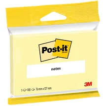Post-it Haftnotiz 7100172279 76mm x 127 mm Gelb 100 Blatt