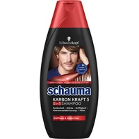 Schwarzkopf Schauma Karbon Kraft 5 Shampoo, 5er Pack (5 x 400 ml)