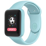 Smartwatch, 1,4 Zoll Smartwatch für Damen & Herren, Fitness Tracker mit Herzfrequenz- und Schlafüberwachung, Schrittzähler, Musikwiedergabe, IP67 wasserdichte Fitnessuhr (Blue)