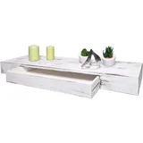 MCW Wandregal H37 80 x 25 x 8 cm Weiß