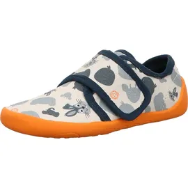 Affenzahn Hausschuh Baumwolle Movy Hase für Kinder, beige, 32 EU