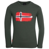 Trollkids Funktionsshirt Oslo in Khaki - 128