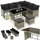 Juskys Manacor Polyrattan Lounge-Set grau meliert