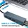 inca IUTP-03TX Ethernet Adapter 10 Gbit/s Aluminium > Silber