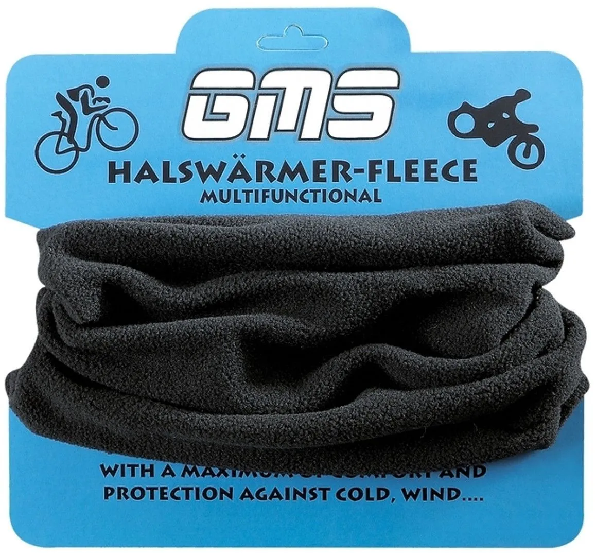 GMS Fleece Nekwarmer, zwart, Eén maat Voorman