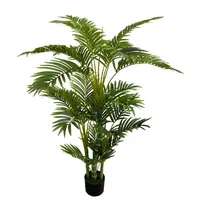 Seidenblumen Roß Arekapalme Deluxe 130cm DA Kunstpalmen künstliche Palmen
