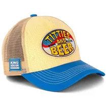 King Kerosin Trucker Cap Titties & Beer beige Einheitsgröße