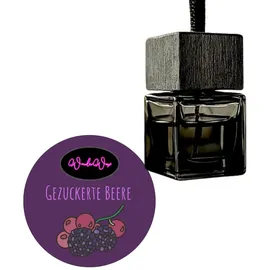 wonderwax WonderWax® Autoduft Quadratisch schwarz-schwarz 8 ml | Gezuckerte Beeren