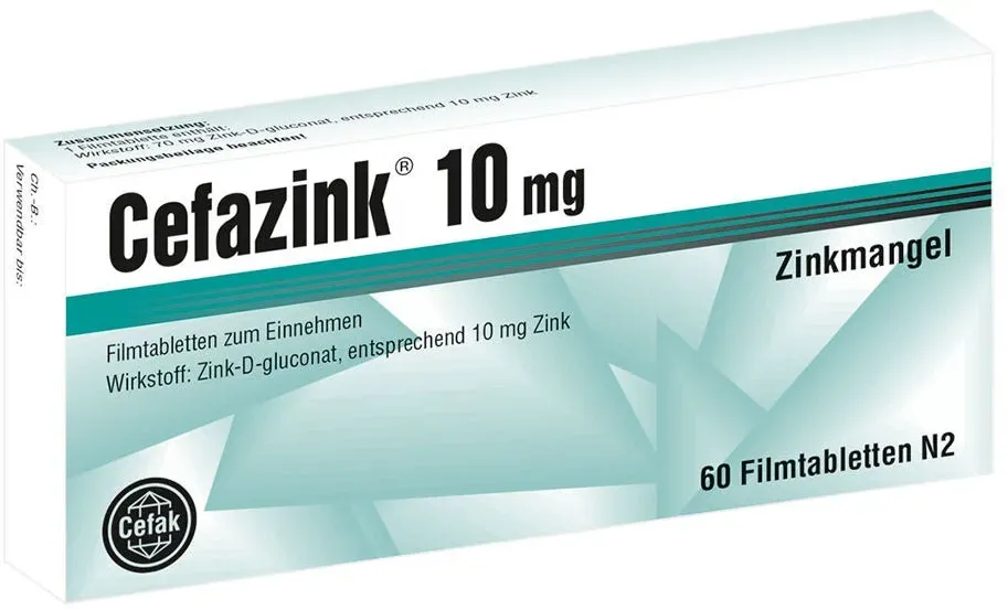 Cefazink 10 mg Filmtabletten 60 St