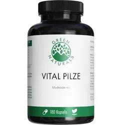 GREEN NATURALS Vital Pilze Cordyceps Reishi vegan 180 St