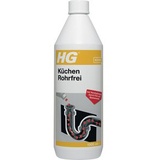 HG Rohrreiniger Küchen Rohrfrei, gegen Fett und Speisereste, biologisch abbaubar, 1L