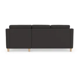 sit&more Ecksofa SIT & MORE "Farö L-Form", grau (fango), B:234cm H:90cm T:168cm, Sofas, Ecksofa, inklusive Federkern, wahlweise mit Bettfunktion und Bettkasten