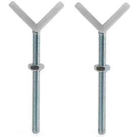 hauck Y-Spindel für Open'n Stop Safety Gate und Wood Lock Safety Gate silver 2 Stück