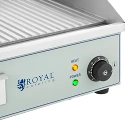 Royal Catering Doppel-Elektrogrill - 400 x 730 mm -  - 2 x 2,200 W