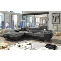 yourhouse24 Ecksofa Armando L-form Schlafsofa Wohnlandschaft Links Rechts Couch Bettkasten